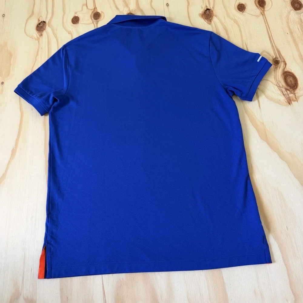 Ralph Lauren Polo Sport Men's Medium Performance Blue Polo Shirt